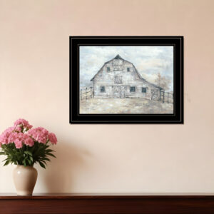 Rustic Beauty  Black Framed Print Wall Art