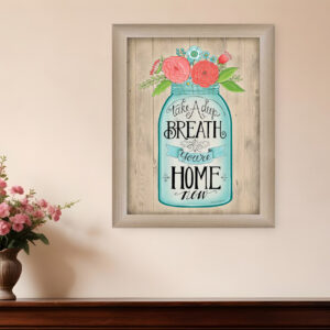 Youre Home Now Brown Framed Print Wall Art