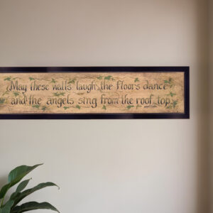 Angels Sing Black Framed Print Wall Art