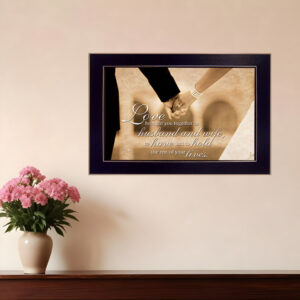 To Have and To Hold  Black Framed Print Wall Art