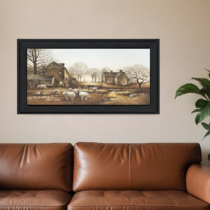Early Risers Black Framed Print Wall Art