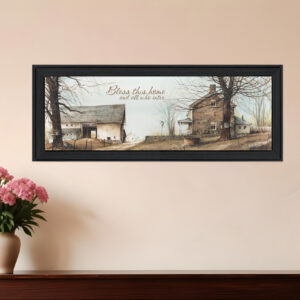 Bless This Home  Black Framed Print Wall Art
