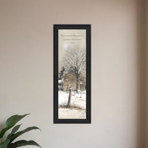 Promise And Peace Black Framed Print Wall Art