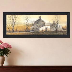 A New Day  Black Framed Print Wall Art
