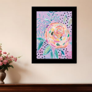 Master the Chaos  Black Framed Print Wall Art