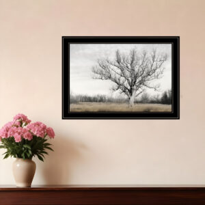 Earth and Sky  Black Framed Print Wall Art
