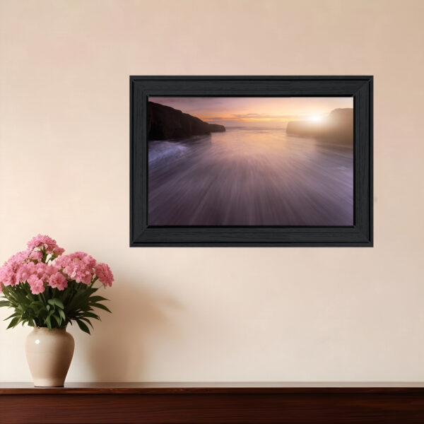 The Future  Black Framed Print Wall Art