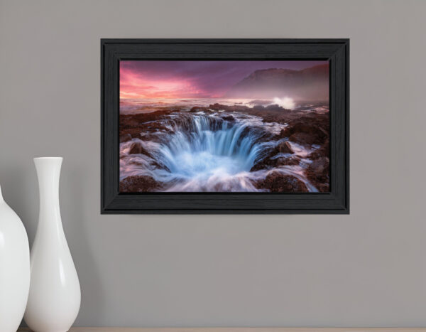 Genesis  Black Framed Print Wall Art