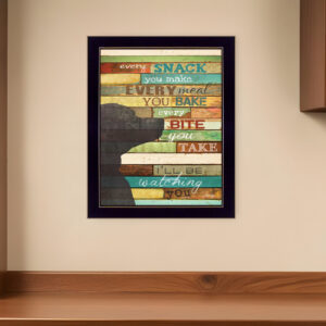 Ill Be Watching You  Black Framed Print Wall Art