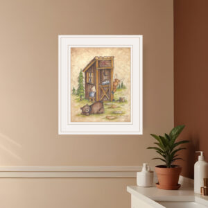 Still Waiting  White Framed Print Wall Art