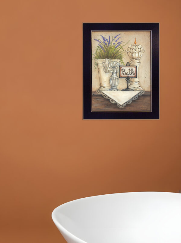 Bath  Black Framed Print Bathroom Wall Art