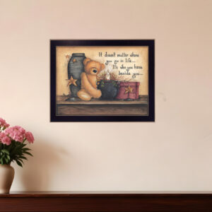 The Simple Truth  Black Framed Print Wall Art