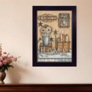 Family  Black Framed Print Wall Art