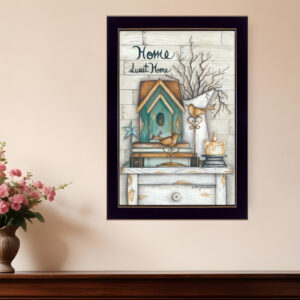 Home Sweet Home  Black Framed Print Wall Art