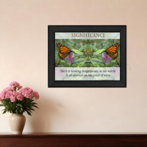 Significance  Black Framed Print Wall Art
