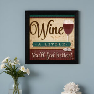Youll Feel Better Black Framed Print Wall Art