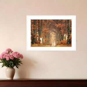 Follow Your Own Way  White Framed Print Wall Art