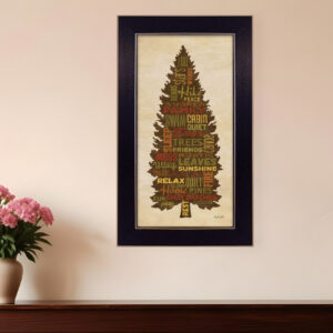 At the Lake  Black Framed Print Wall Art
