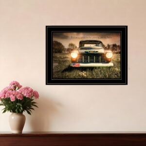 Wrong Lane  Black Framed Print Wall Art