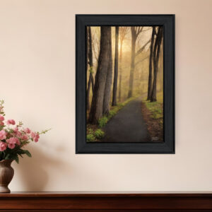 After The Rain Black Framed Print Wall Art