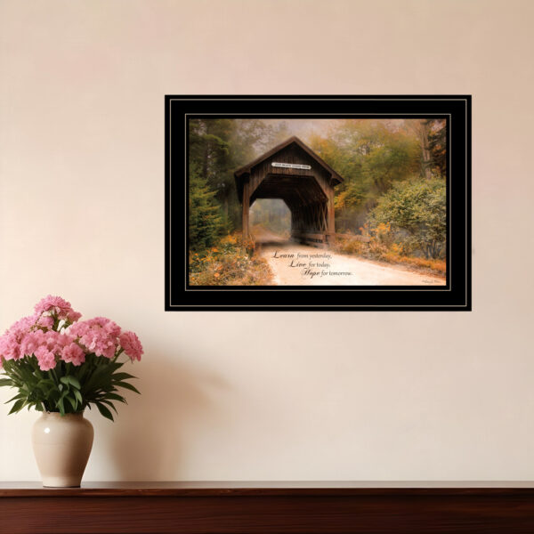 Live for Today  Black Framed Print Wall Art