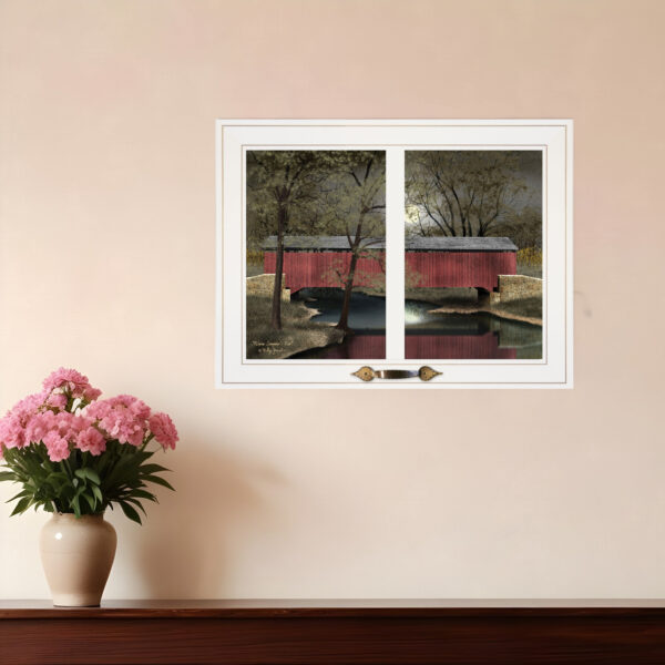 Warm Summers Eve  White Framed Print Wall Art