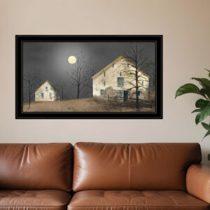Still of the Night  Black Framed Print Wall Art