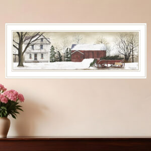 Christmas Trees for Sale  White Framed Print Wall Art