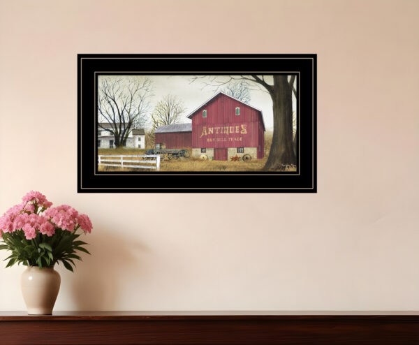 Antique Barn  Black Framed Print Wall Art