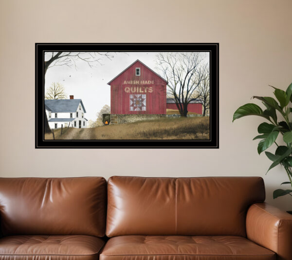 The Quilt Barn  Black Framed Print Wall Art