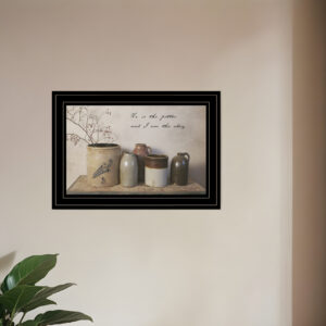He is the Potter  Black Framed Print Wall Art