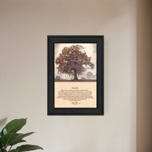 Living Life  Black Framed Print Wall Art