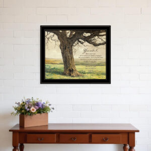 Forever  Black Framed Print Wall Art