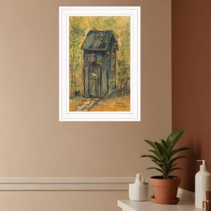 Thinking Room  White Framed Print Wall Art