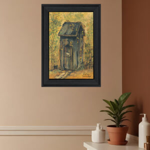 Thinking Room  Black Framed Print Wall Art