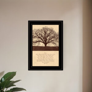 Life Is  Black Framed Print Wall Art