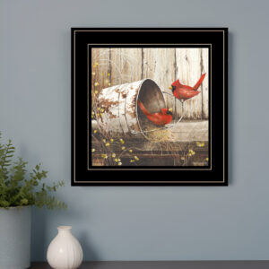 Playing Around x Black Framed Print Wall Art