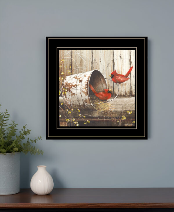 Playing Around x Black Framed Print Wall Art
