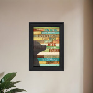 Ill Be Watching You  Black Framed Print Wall Art