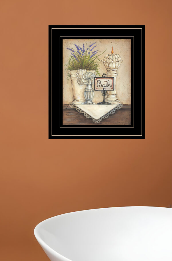 Bath Print  Black Framed Print Bathroom Wall Art