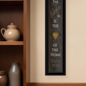 Kitchen is the Heart of the Home  Black Framed Print Kitchen Wall Art