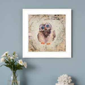The Wonder Years I  White Framed Print Wall Art