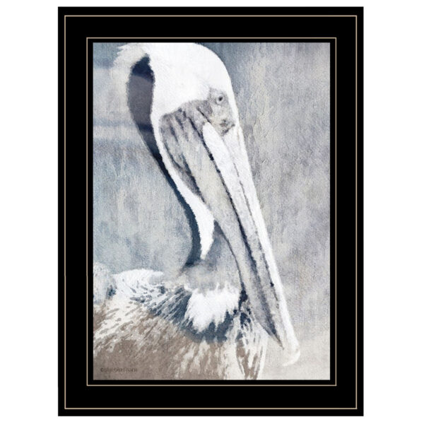 Pelican  Black Framed Print Kitchen Wall Art