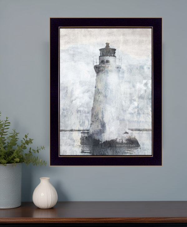 Lighthouse  Black Framed Print Wall Art