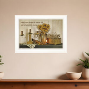 Our Home  White Framed Print Wall Art