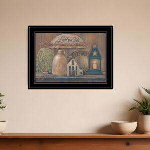 Love Never Fails  Black Framed Print Wall Art