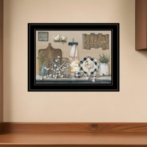 Farmhouse Kitchen Black Framed Print Kitchen Wall Art