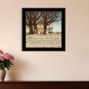 Home  Black Framed Print Wall Art