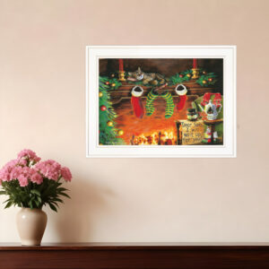 I Will Wait Up  White Framed Print Wall Art