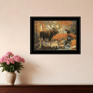 Call of the Wild  Black Framed Print Wall Art